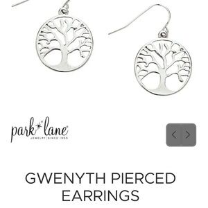 Park Lane Silver Tree of Life Drop Earrings